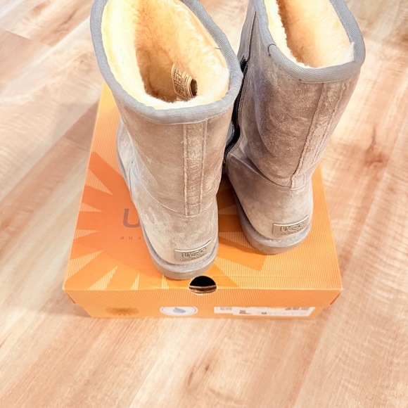 UGG Women's Gray Suede Winter Boots - Picture 3 of 8